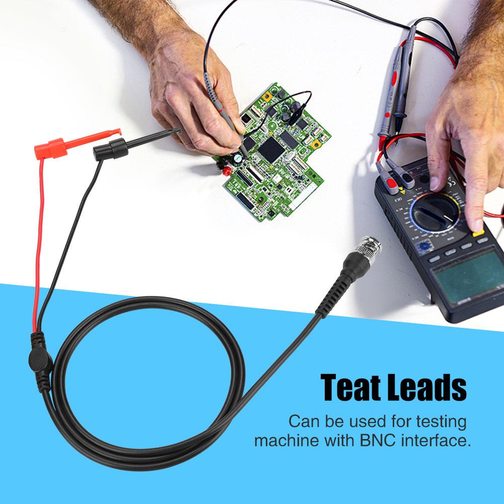 2 buc BNC la test dublu cârlig sondă osciloscop mașină de testare cabluri coaxiale