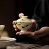 Shangqi Hand-Painted Osmanthus Gaiwan Tea Bowl