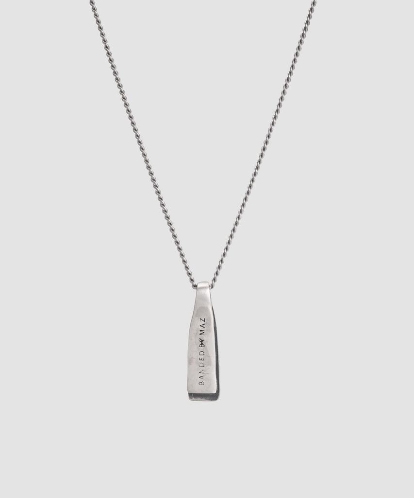 Maz Silver Lettering Two-Way Necklace