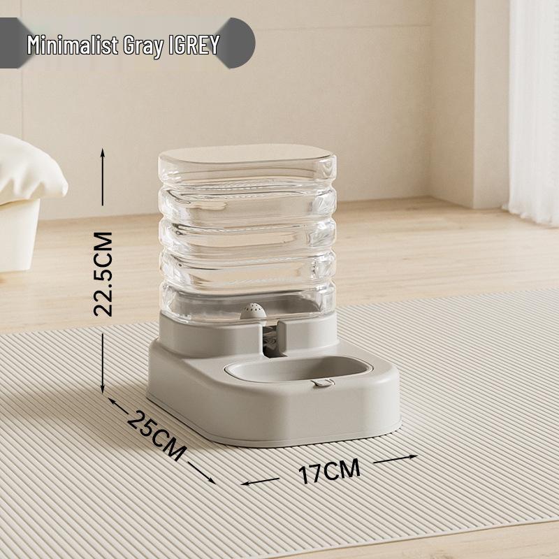 Pet Automatic Water and Food Dispenser - New Transparent Design for Cats and Dogs