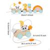 Pull Along Toy Toys Education Shape Matching Game Building Blocks for Walking Wooden Toddlers