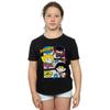DC Comics Girls Chibi Super Friends Dance Cotton T-Shirt