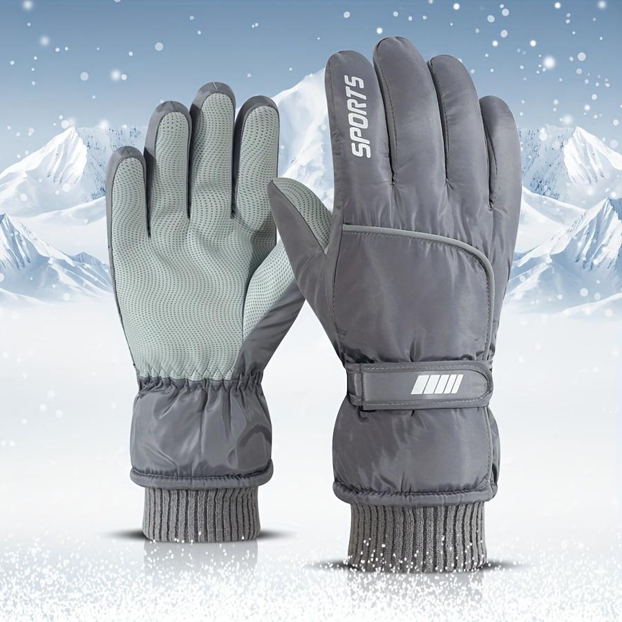 Women's Ski Gloves - Windproof, Waterproof, Warm Fleece-Lined For Winter Sports & Outdoor Activities