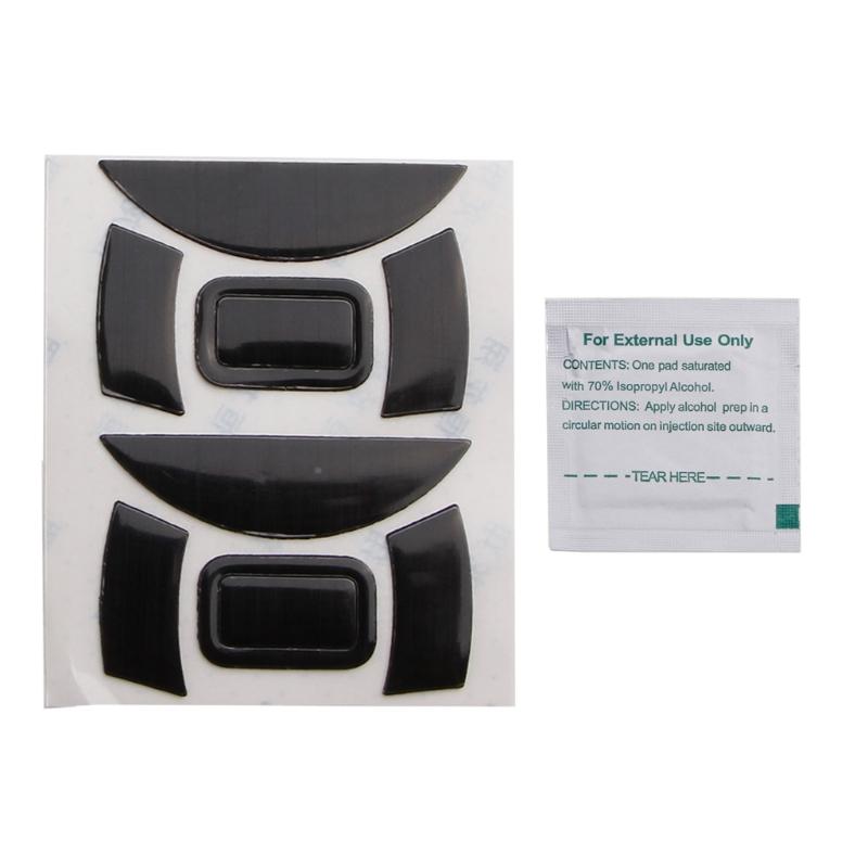 2Pack Mouse Feet Pedal for Razer DeathAdder Essential 2000 Replacement Mouse Feet Glides Curve Edge Mouse Feet Sticker