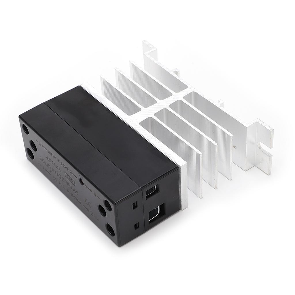 Solid State Relay SSR 3‑32V DC Input To 24‑480V AC Output Accessory for Home Control