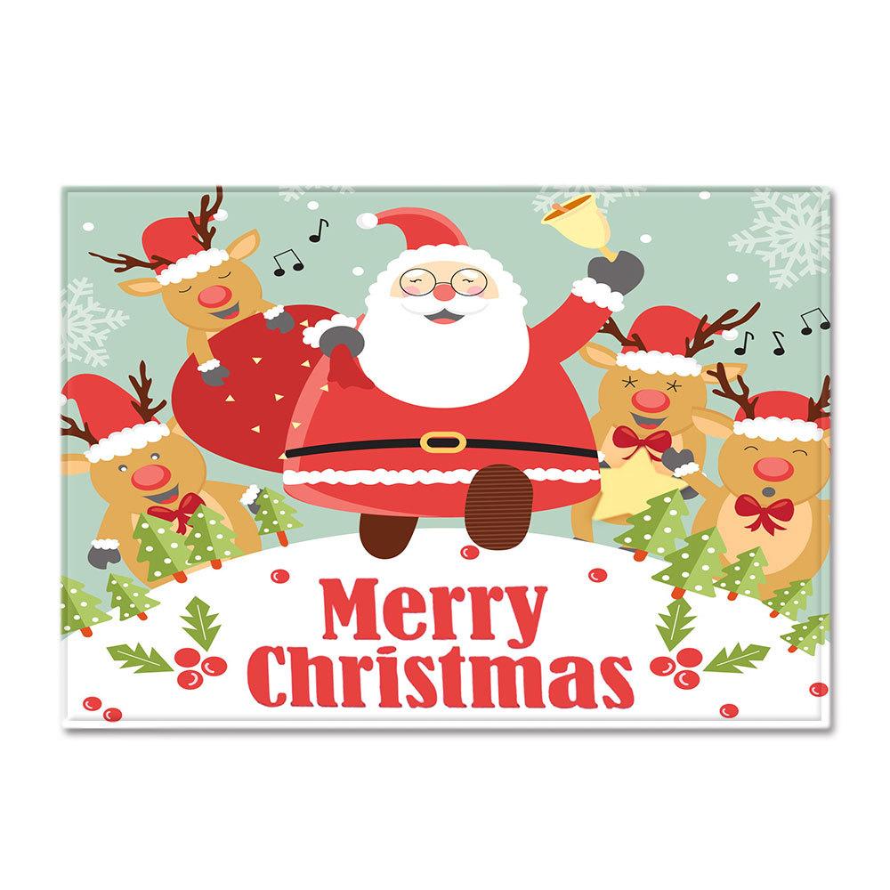 Christmas Living Room Floor Mat Bedroom Dining Room Carpet Carpet Doormat