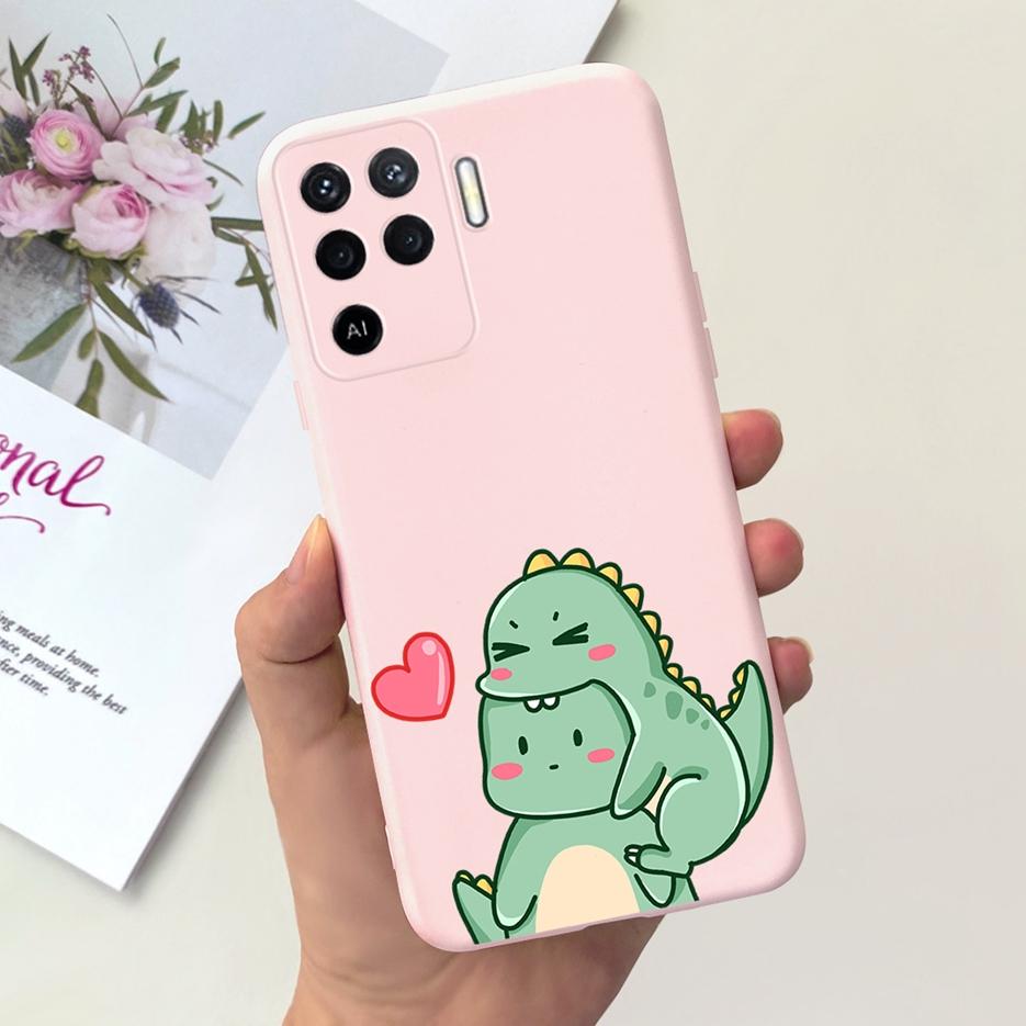 For Oppo Reno5 Lite Case Reno 5F 5Z Cute Cartoon Soft Silicone Phone Case For Oppo Reno 5 Pro Reno5 Lite 5F 5Z Back Cover Bumper