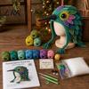 DIY Craft Project for Kids Animal Hood Hat Crochet Kit, Earflap Weekend Cute Kit Beginners, Handmade Winter Headwear Soft Yarn Making