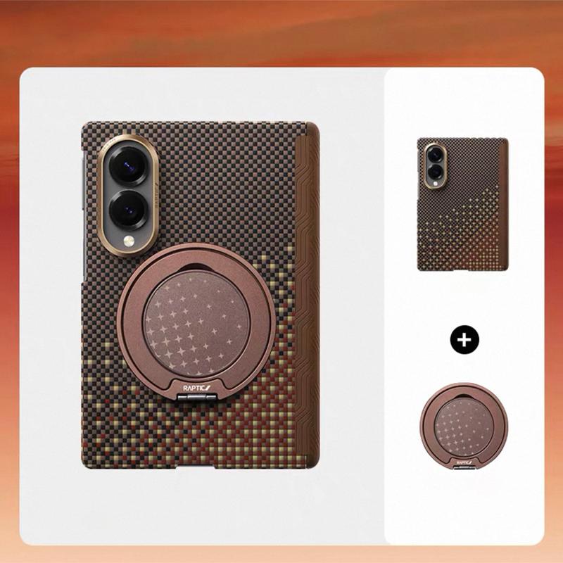 DEFENSE Carbon Fibre Case For Samsung Z Fold 8 Kevlar Wireless Charging Back Cover Case for SAMSUNG Z FOLD 8