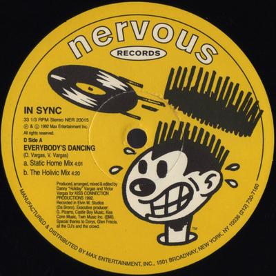 12inch Record IN SYNC - Everybody's Dancing NER20015 Nervous Records 1992 US Dance & Electronica Used