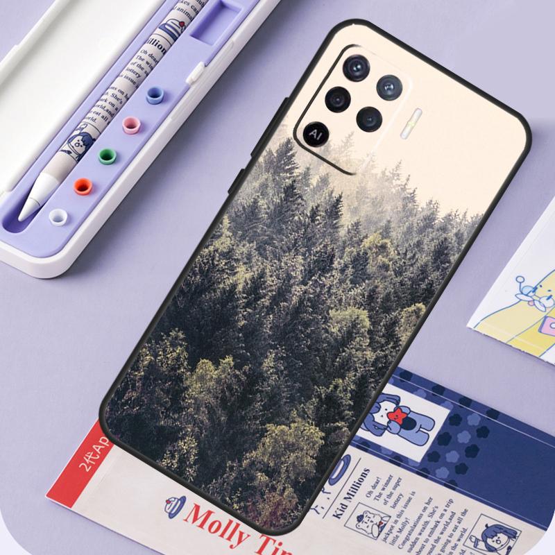 Nature Forest Mountain For Oppo A60 A80 A40 A94 A74 A54 A15 A18 A38 A58 A78 A98 A16 A76 A96 A57 A17 A77 A5 Pro Case