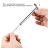 CZC AUTO Pencil Tire Pressure Gauge, Dual Head Trucks Air Gage, Accurate Mechanical Dually Chuck Wheel Service Checker, Stainless Steel Stem For Car