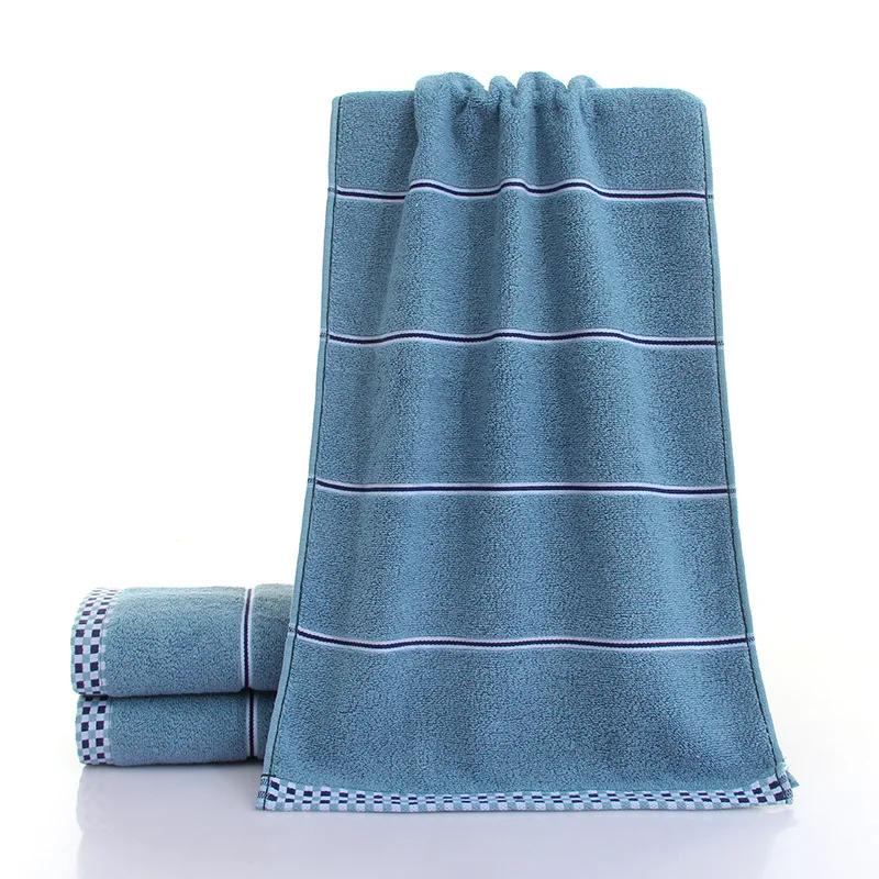Thickened Cotton Towel With Strong Water Absorption Universal Towel For Adults And Kids Solid Colorskin Friendly Towel