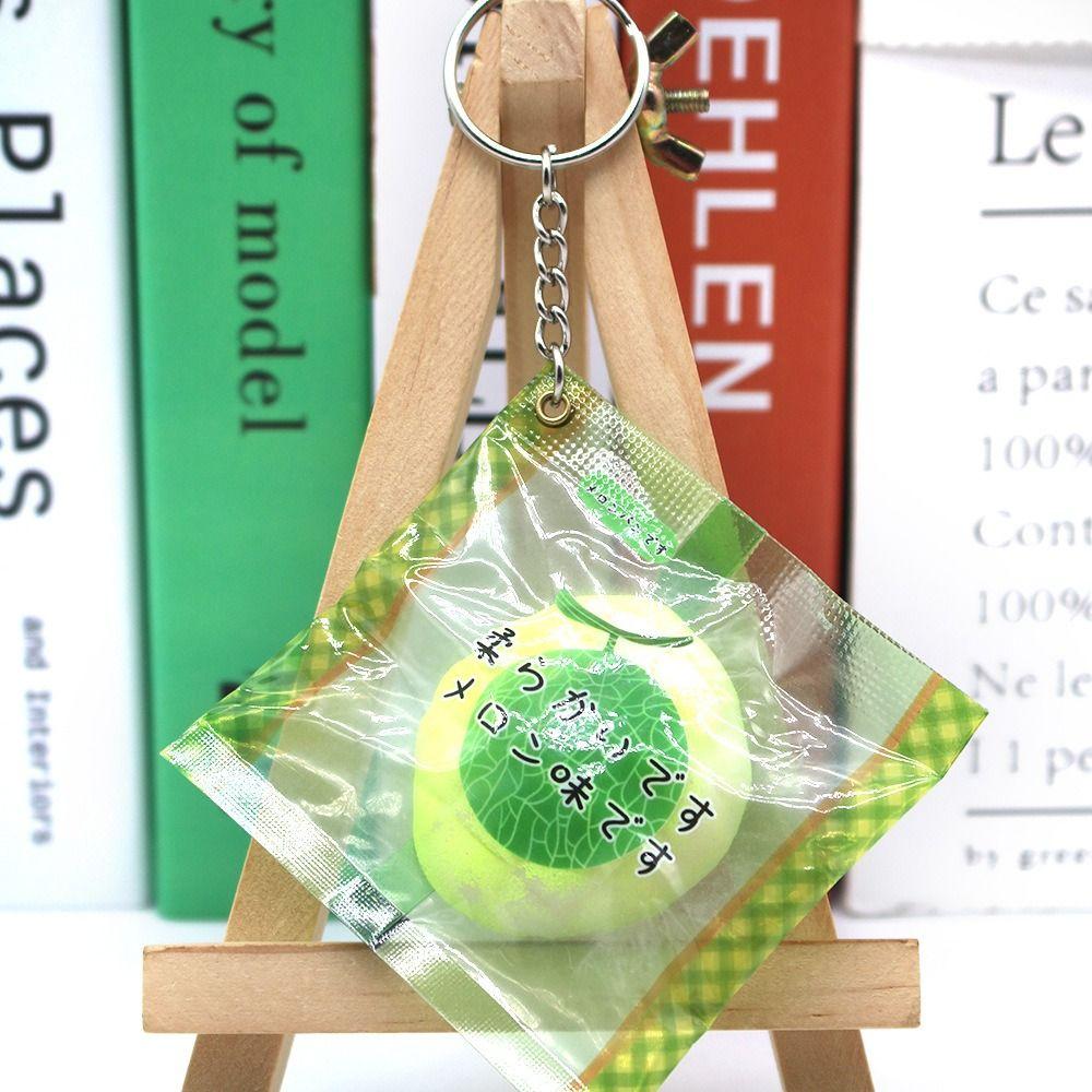 Novelty Pineapple Bread Keychain Squeeze Slow Rebound Pinch Pendant Children Gift