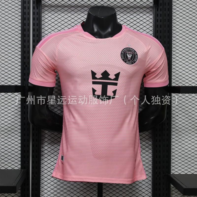 Miami International 2026-27 Home Away White Soccer Jersey No.10 Messi Fan Version Short Sleeve Football Shirt Men Women