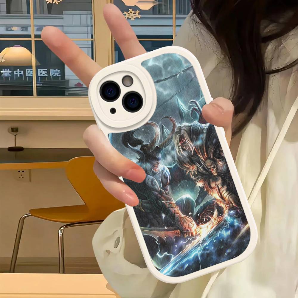 W-Warcrafts Of The W-World Game For IPhone 16 15 14 13 12 11 Pro Max Plus Leather Phone Cover