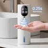 Automatic LED Display 320ML Touchless Hand Soap Dispenser 5 Adjustable Levels Rechargeable Soap Device Time Temperature Display