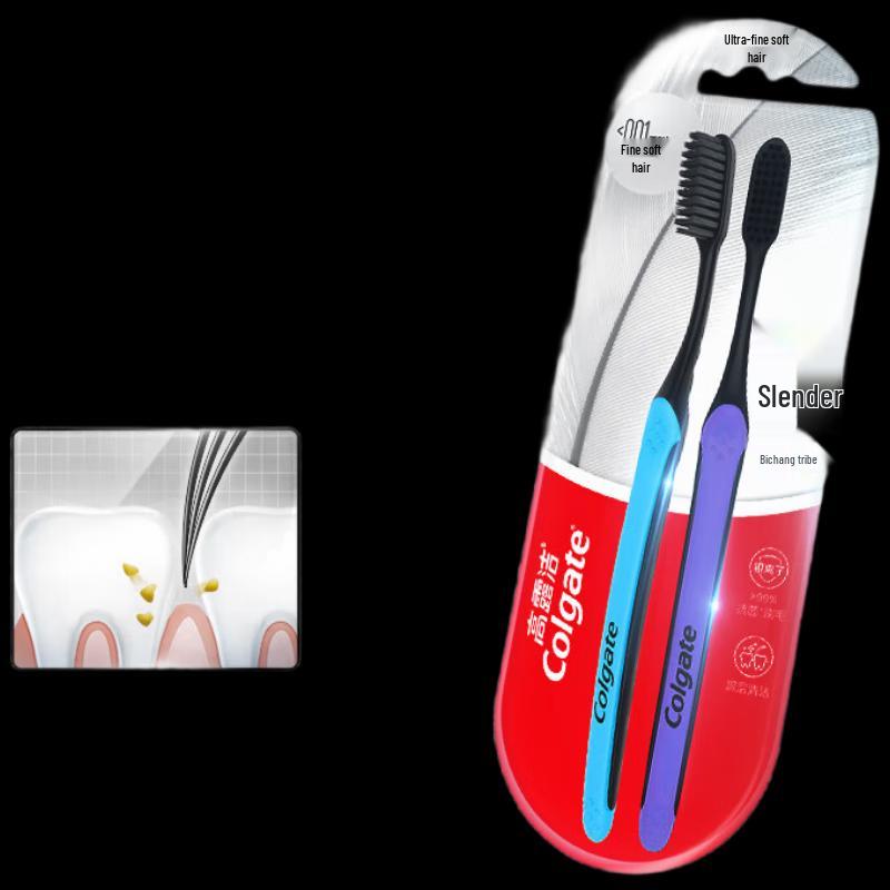 Colgate Slim Soft Charcoal Toothbrush (4-Pack)