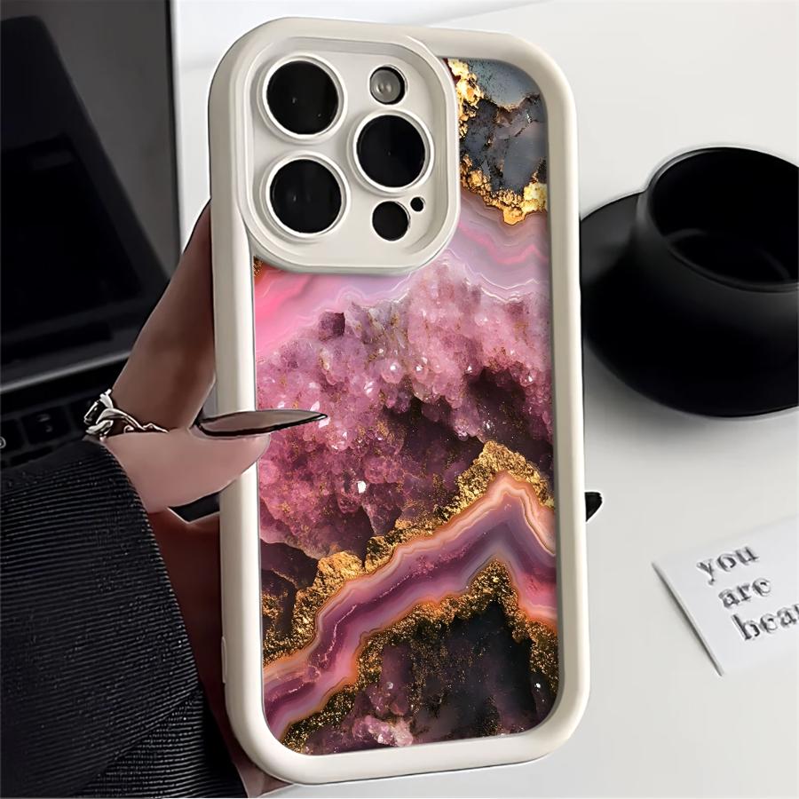 Phone Cover Case for iPhone 17 Pro Max Air 17e 12 Pro 14 16 15 Plus 13 11 Luxury Marble Pattern