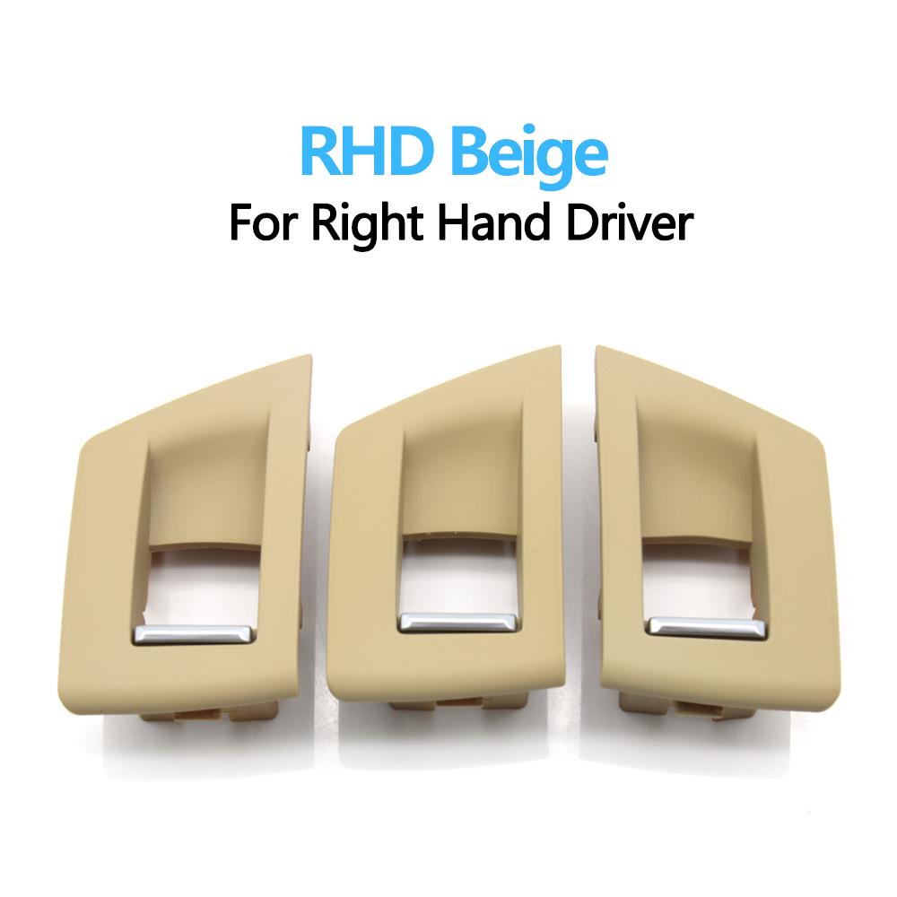 3pcs Set LHD RHD Interior Door Window Lift Adjust Switch Button Cover Trim For BMW 5 Series F10 F11 F18 520i 523i 525i 528i 535i