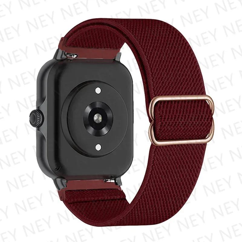 20mm/22mm Glänzendes elastisches Armband für Amazfit gts 4-3-2-2e-mini/GTR 4/3 Pro Band Amazfit Bip 5/Bip3 pro/Balance/GTS/GTR 4-3-2 Armbänder