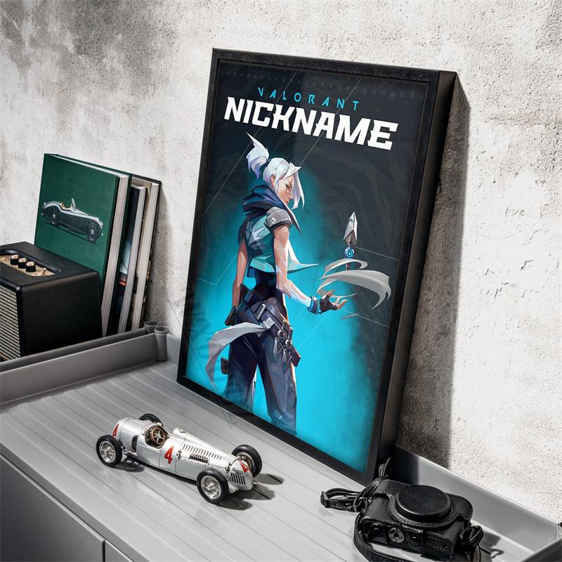 Game Valorant Character Nicknname Picture For Room Living Wall Art Home Decor Canvas Painting Print Poster Game Enthusiasts Gift