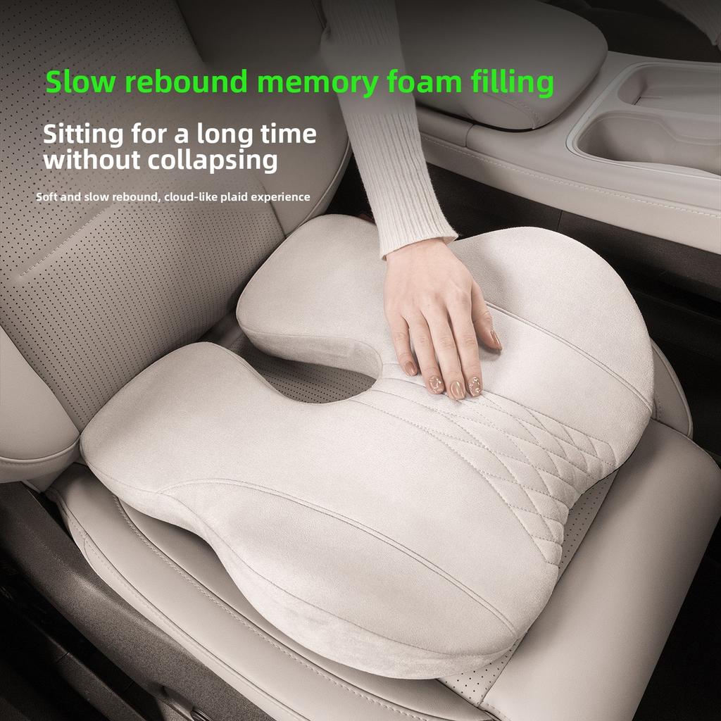 All-season Breathable Material Scientifically Zoned U-shaped Anti-slip Car Seat Cushion Comfortable Memory Foam Car Seat Cover