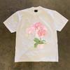 Double Weave Pure Cotton 3a260g Short Sleeve Tshirt Unisex Loose Fit American Retro Style Breathable Summer Top For Couples