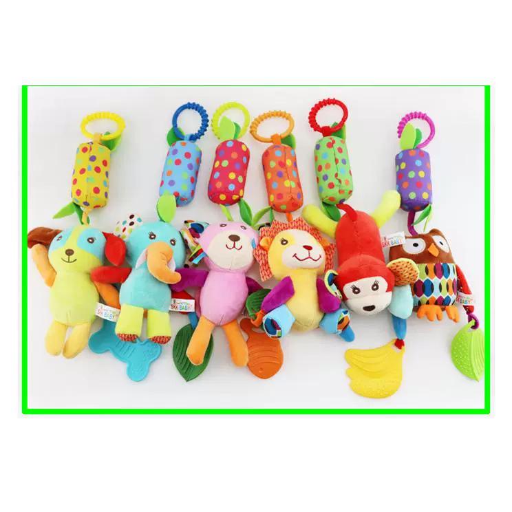 SKKBaby Animal Mobile Stroller Pendant Rattle with Teether