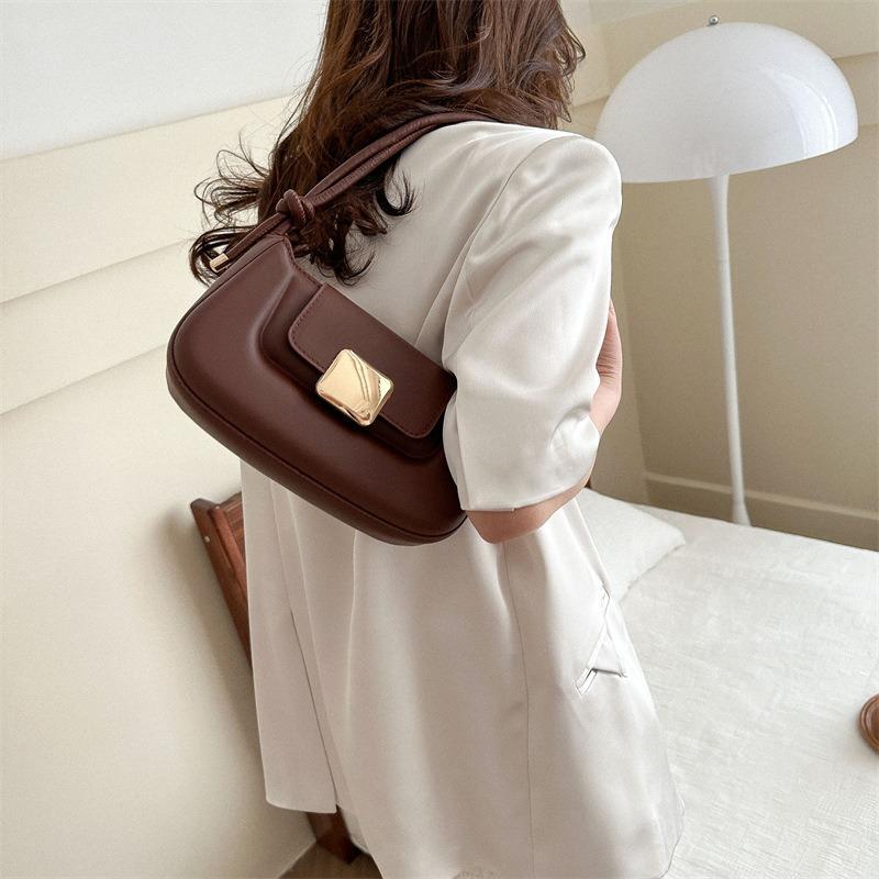 Baguette Bag Fashion Women's Bag Crossbody Bag New Armpit Bag One Shoulder Portable Trendy Simple Women's Bag