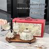 Prosperous Flower Automatic Teapot Gift Set