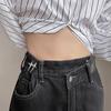 Temperament Four Pointed Star Waist Tightening Tool Adjustable Waist Buckle Able Jeans Fixed Waist Buckle
