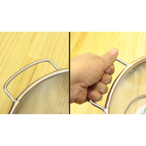 Sil med botten, 18-8 rostfritt stål, enhands, 17 cm, silver