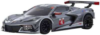 Kyosho ASC Chevrolet Corvette Gunmetal White MZP244GMW MR04W-MM C8.R
