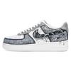 Nike Air Force 1 Abrasion Resistant Abrasion Resistant Low top Skateboard Shoes Unisex Concrete Gray CW2288-111(Team1110-S-BOX)