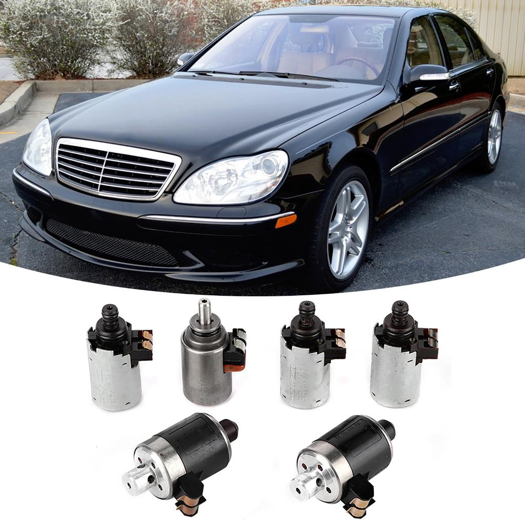 6dílná sada solenoidových ventilů převodovky vhodné pro MERCEDES BENZ S500 1994 2006 722.6