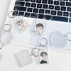 Clear Multi Shape Photo Keychain 5-25PCS DIY Picture Frame Keyring Portable Transparent Holder For Kpop Photocard Bag Gift Decor
