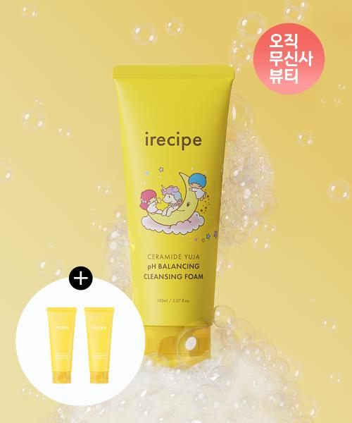 [Collab] Ceramide Yuzu Mild Acidic Cleansing Foam 150ml+30ml