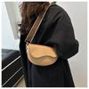 Bolsa Sela Semicircular Feminina Estilosa com Alça Larga - Tendência 2024 Transversal