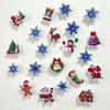 New PVC Christmas Wall Atmosphere Multicolor Wall Decoration Christmas LED Lights 3D Santa Claus Beautification