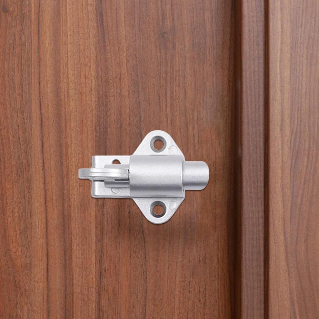 2Pcs Spring Door Bolt Lock Window Security Pull Rings Spring Bounce Door Bolt Latches Lock Aluminum Alloy Door Latches