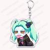 Portachiavi Anime Cyberpunk per Donne Accessori Borsa Edgerunners Rebecca Lucy Gloria Faraday Portachiavi Gioielli Fan Amici Regali