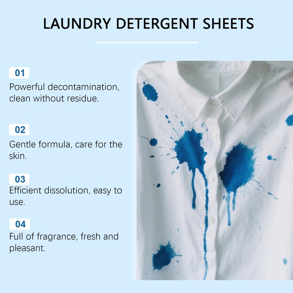 Laundry Detergent Sheets;Stain-Removing Laundry Tablets; Laundry Tablets