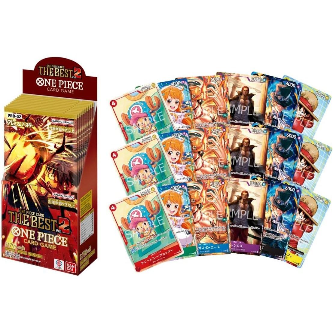 Promotion Card Set 2025 3 Packs BANDAI ONE PIECE Game Premium Booster vol.2 (BOX)