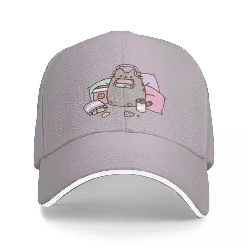 Cute Cat I'm Busy Funny Baseball Cap Vintage All Seasons Travel Adjustable hard hat Men Caps Women's