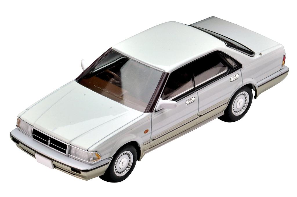 Tomica Limited Vintage Neo scale model Cedric V30 Turbo Brougham VIP 1/43 TLV-N43-24a (White/Beige)