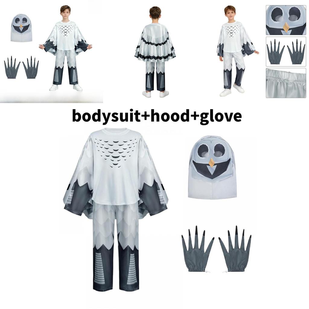 99 Nights In The Forest Childrens Owl Animal Pajama Set For Halloween Party And Role Play