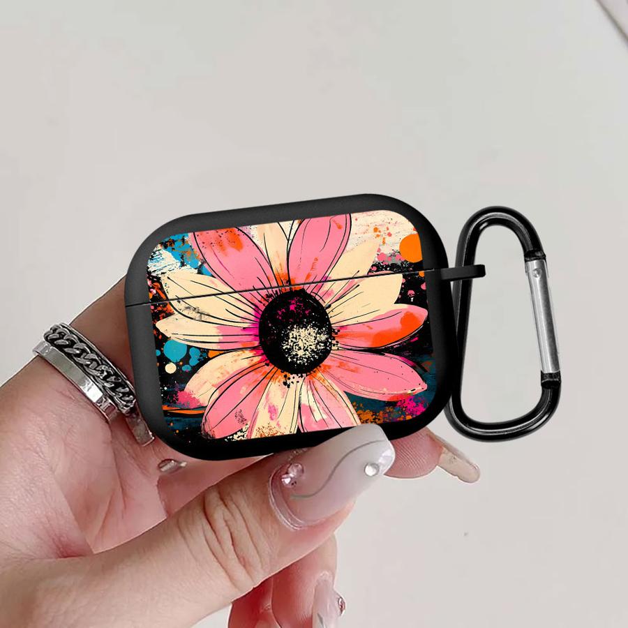 Graffiti Daisy Flowers Earphone Cases Cover Case For Airpods Pro2 4 Pro3 1 Pro 2 3