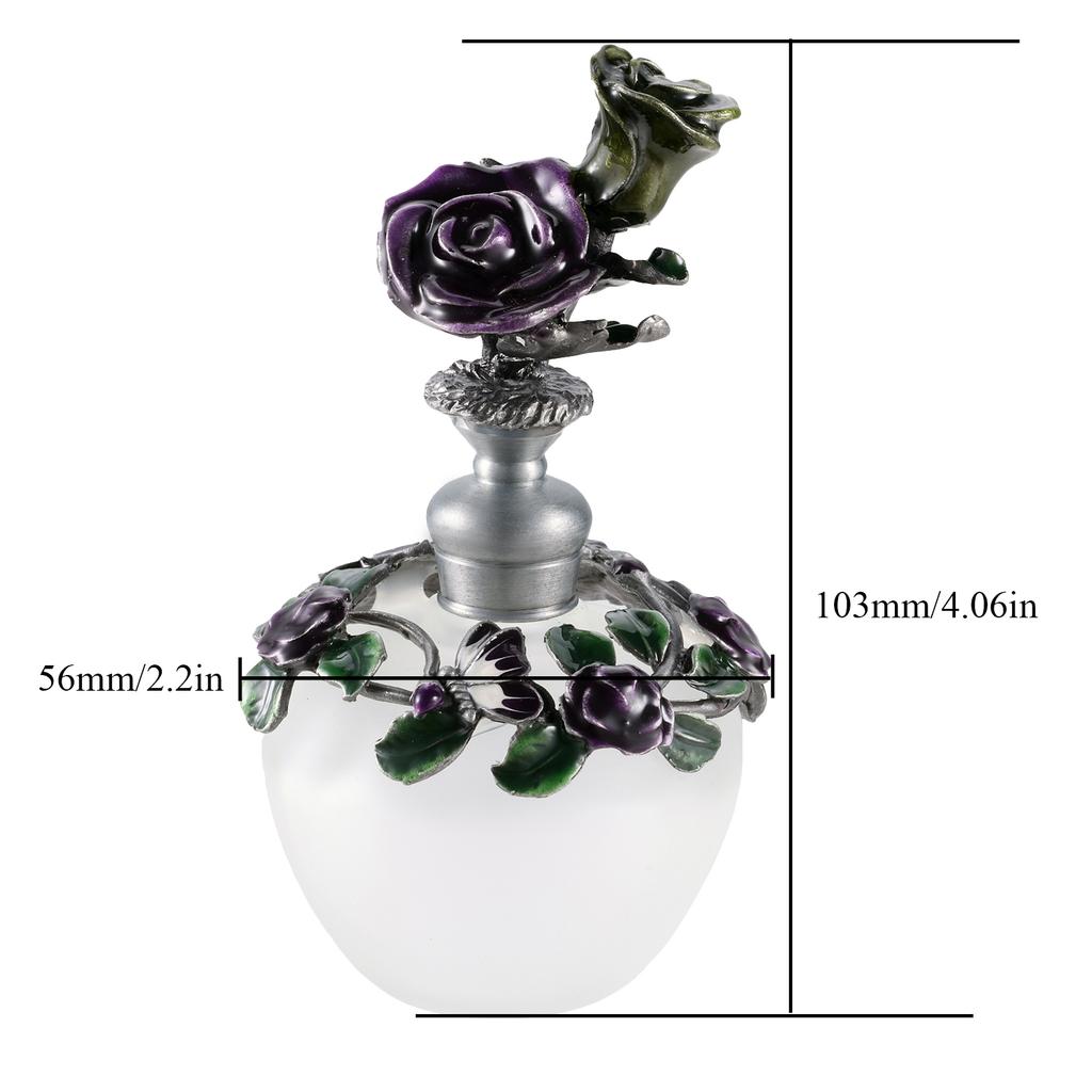 1PC 5/7/10/12/15/25/30/40ml Refillable Empty Perfume Bottles Crystal Glass Essential Oil Bottle Home Decor Wedding Party Gift