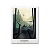 Landscape Minimalist Poster Movie World Canvas Print Lake Sun Mountain Canvas Painting Abstract Farm Picture Room Home Decor